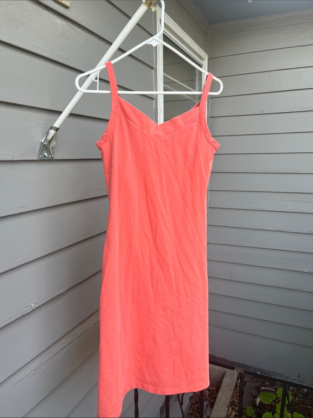 Patagonia Coral Midi Slip Dress with Spaghetti Straps